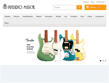 Tablet Screenshot of preludiomusical.com